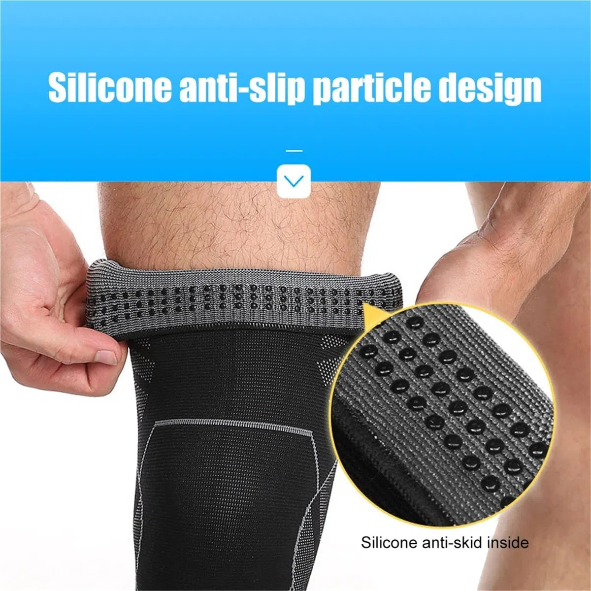 Manchon de Compression Jambe Manches longues de Compression for les jambes complètes, 1 pièce, protection du genou, for hommes et femmes, basket-ball, cyclisme Pour le sport