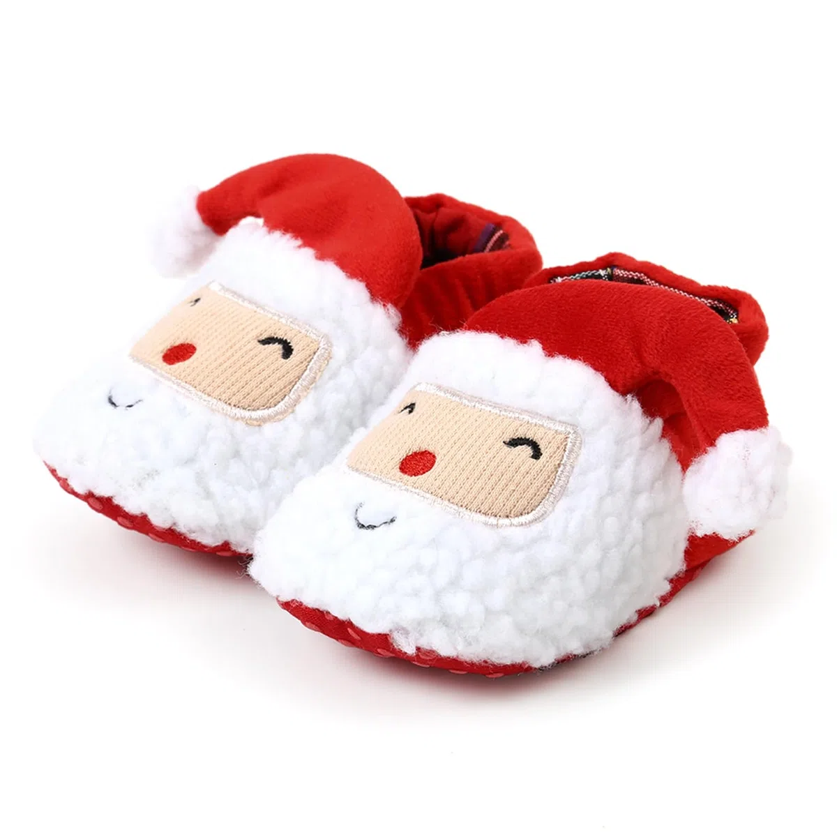 LSFYSZD Chaussons d'hiver en polaire pour bébé - Citrouille - Pour Halloween et Noël