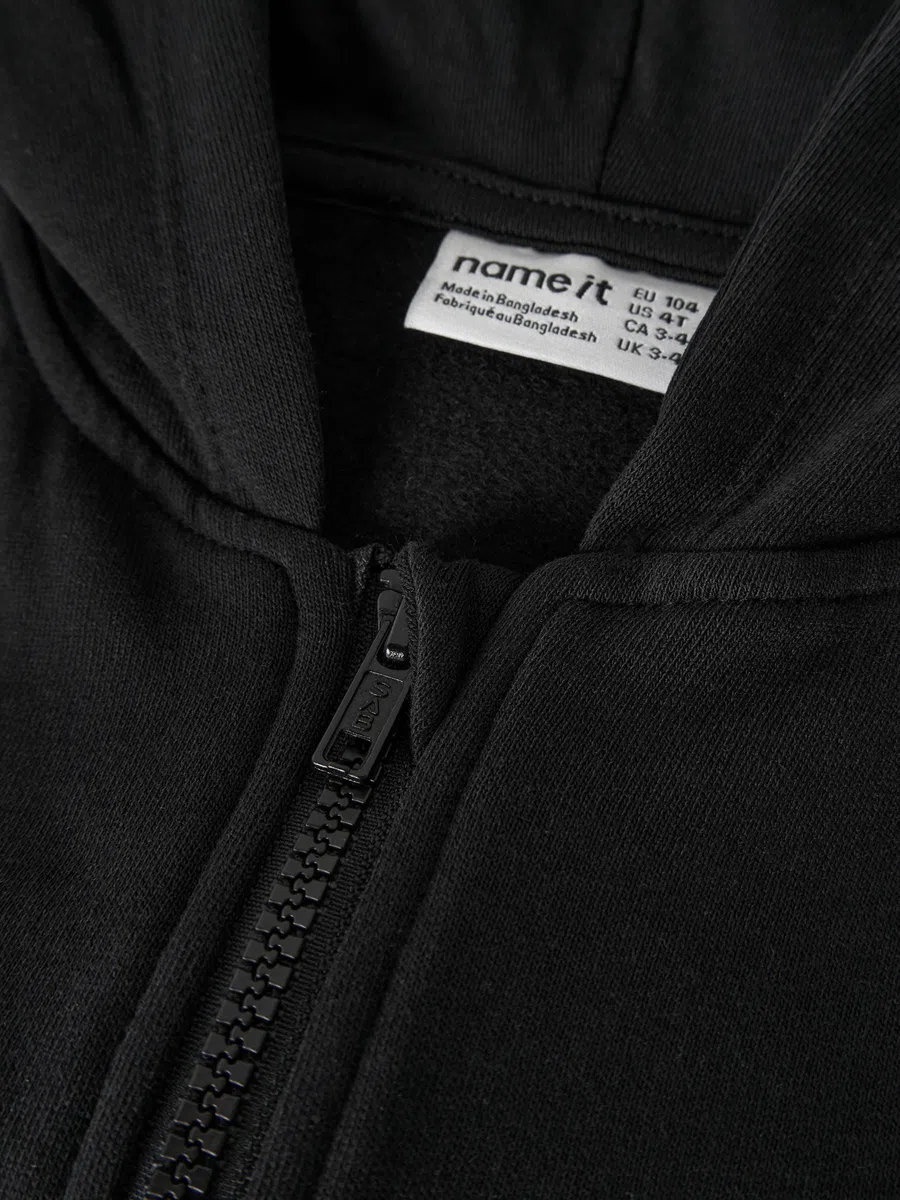 Name IT Nkmnesweat Card W Hood Bru Noos Veste Sweat Garçon (Lot de 1)