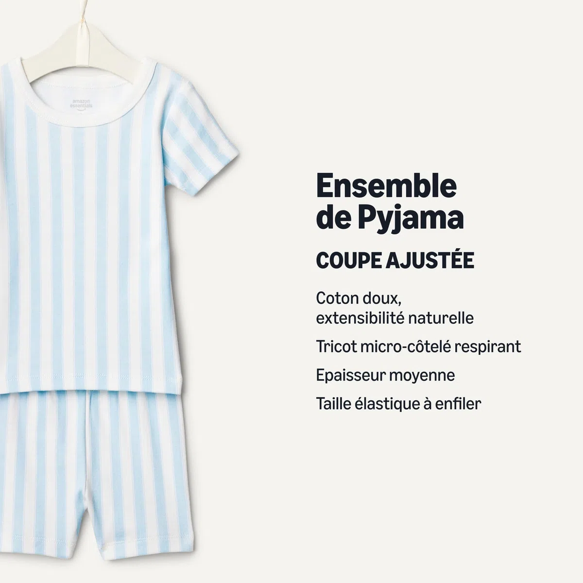 Amazon Essentials x Sofia Grainge Lot de Pyjamas à Manches Courtes