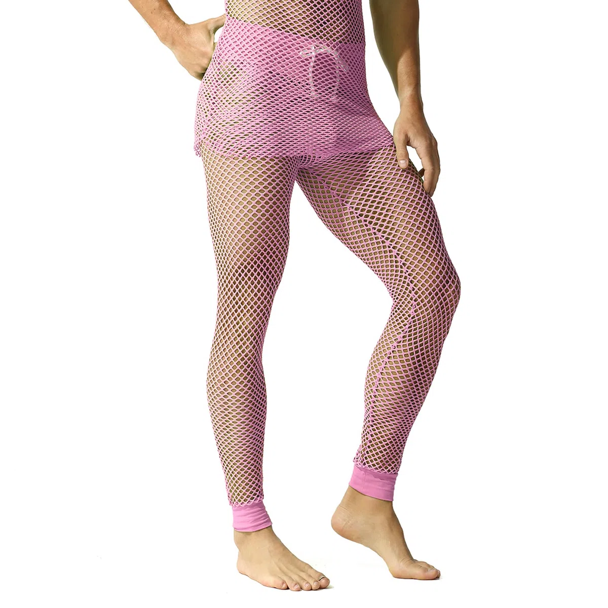 Leggings Actifs pour Hommes - Pantalons Longs Transparents Élastiques avec Cordon