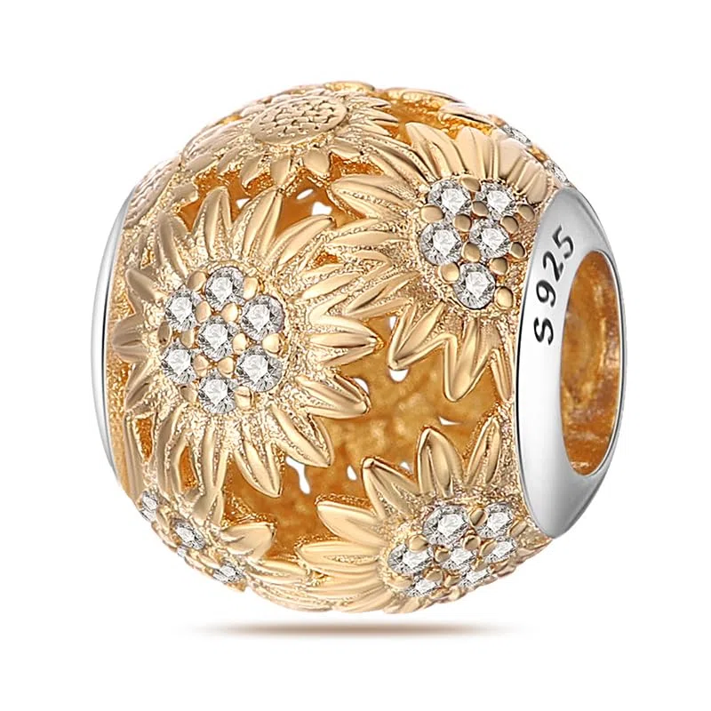 KUNSIR Charme Pearl en argent sterling 925 pour bracelet et collier Pandora Compatible avec bracelets européens pour femmes et filles C12