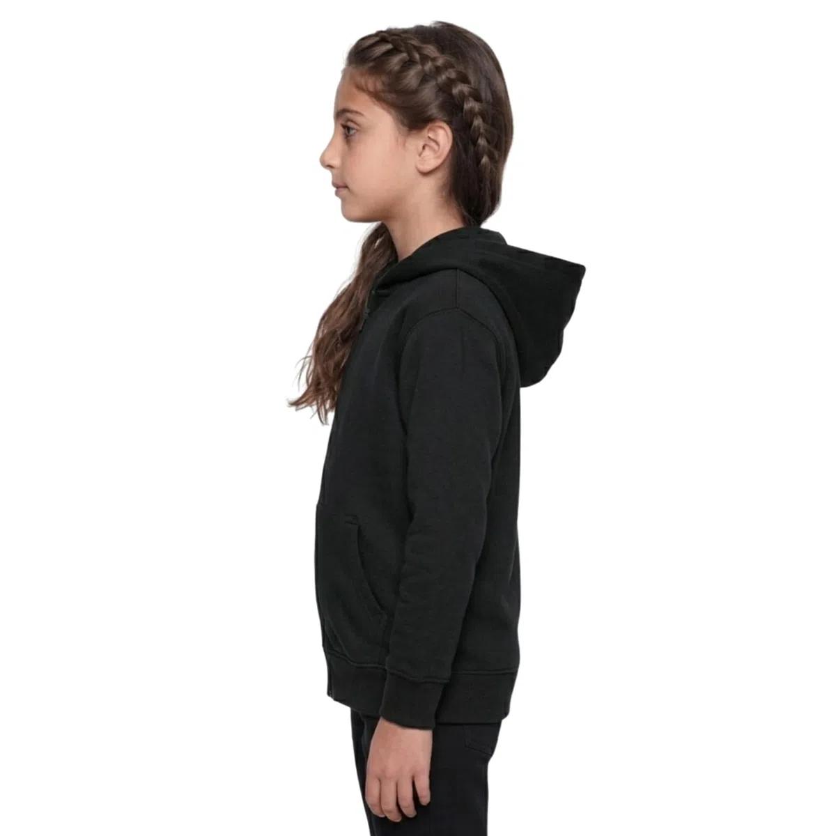 GW CLASSY OUTFIT Kids Girls Boys Zipper Hoodie Unisex Fleece Zipper Top Jacket PE School Sweat Hoodie Casual Fashion UK Size 4-13 Years