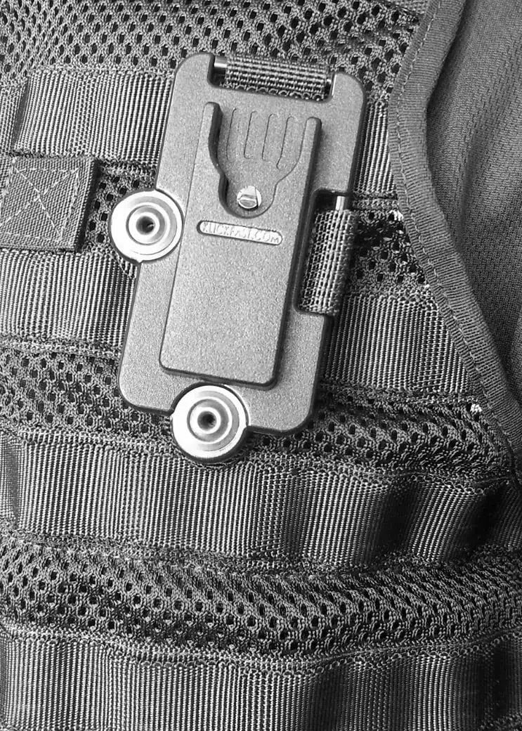 Peter Jones DOCKMV TETRA Airwave Klick Fast Click Fast MOLLE Station d'accueil pour vêtements