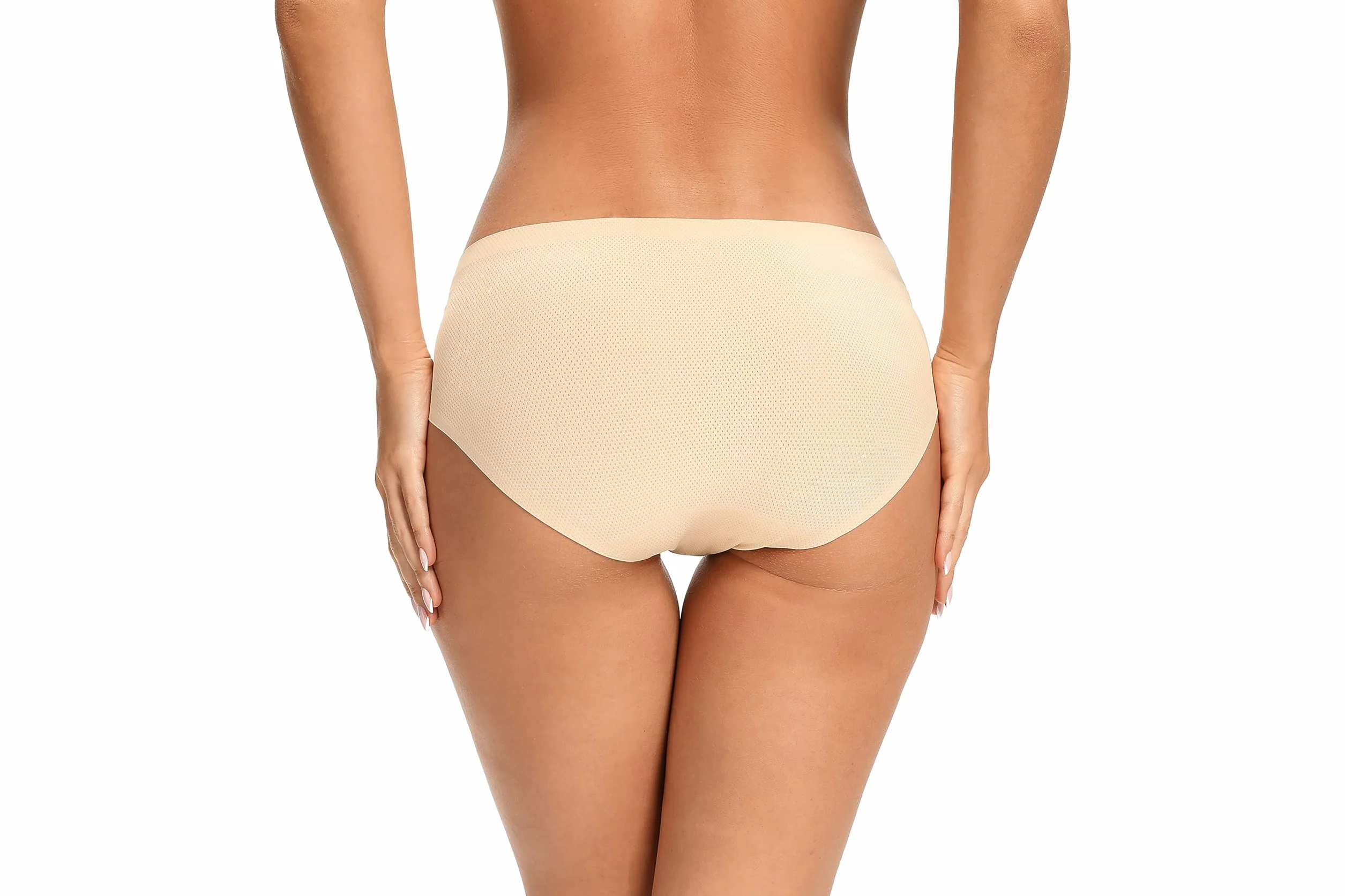 VOENXE Culotte Femme sans Couture,Hipster Slip Invisible Femme,Taille Basse sous-VêTements,Shorty Panties Microfibre Sport, ÉLastique Women Underwear Seamless Multipack,Lot de 5