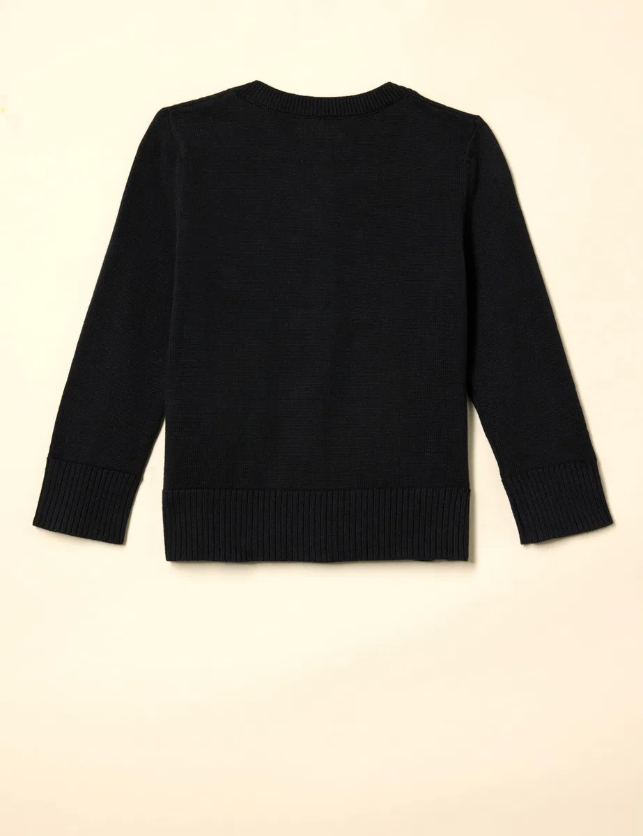 Amazon Essentials Pull Cardigan à Col Rond, Coupe Ajustée Fille