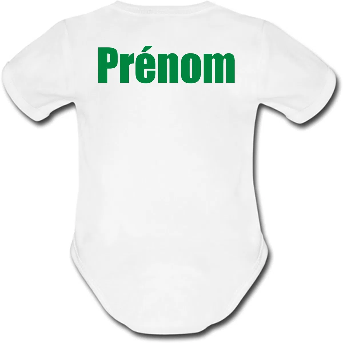 Body Bébé Manches Courtes - SÉNÉGAL - COUPE DU MONDE DE FOOTBALL 2018 - Prénom personnalisé - Personnalisable en ligne