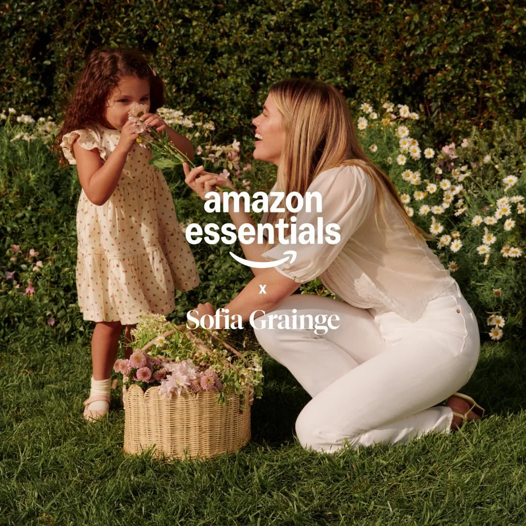 Amazon Essentials x Sofia Grainge Lot de Pyjamas à Manches Courtes