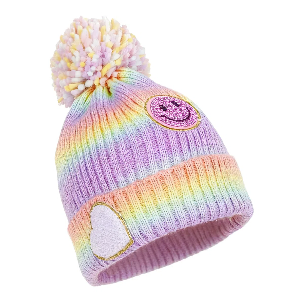 PinkSheep Bonnet d'hiver chaud pour filles avec accessoires décoratifs, bonnet tricoté doux au toucher pour enfants de 4 à 14 ans, accessoires tendance pour filles