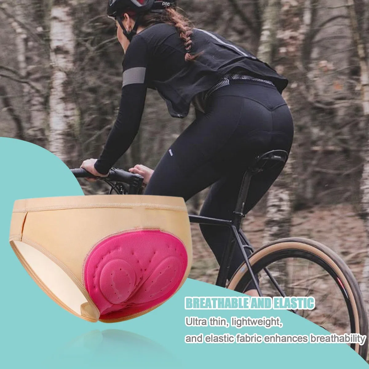sous-vêtements de Cyclisme pour Femmes, Slips d'équitation pour Femmes - sous-vêtements de Cyclisme Respirants multifonctionnels | Vêtements de Cyclisme Extensibles Anti-Transpiration