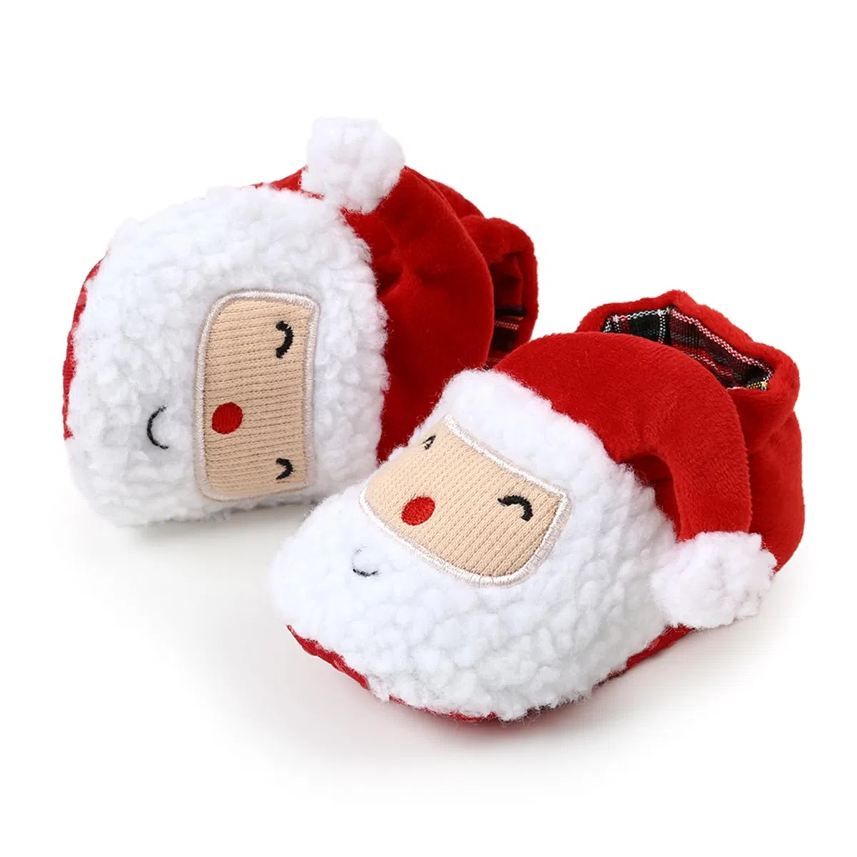 LSFYSZD Chaussons d'hiver en polaire pour bébé - Citrouille - Pour Halloween et Noël