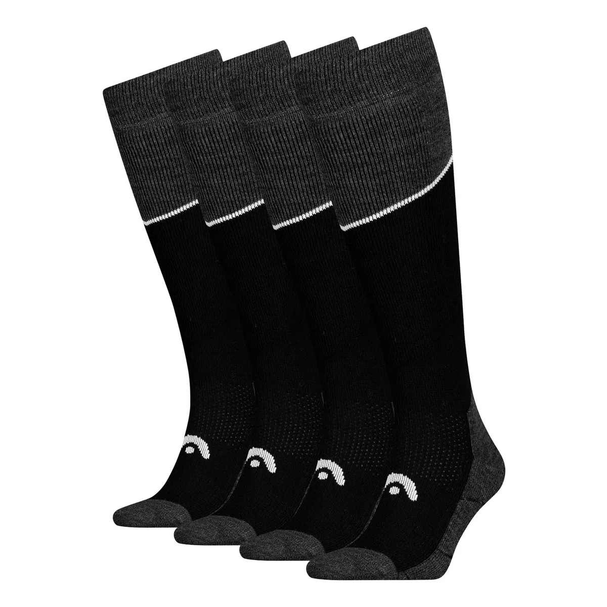 HEAD Ski Beginner Kneehigh Chaussettes Kneehigh Mixte (lot de 2)