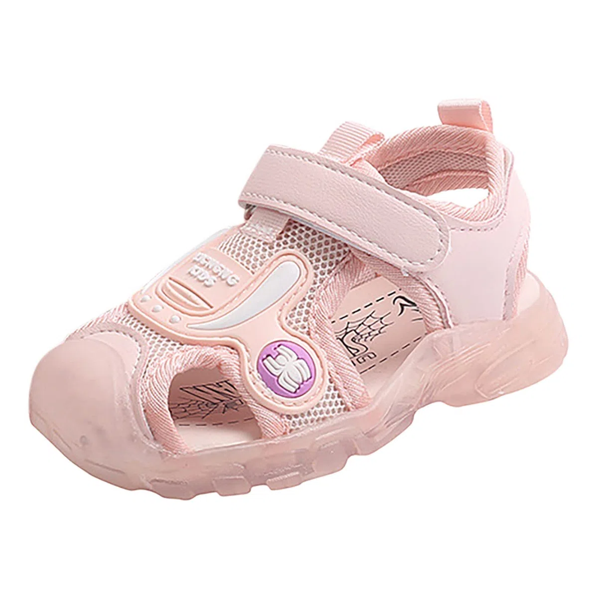 Generisch Eva 34 sur LED Chaussures de bébé décontractées pour enfant fille Sandales à semelle souple Chaussures de plage légères