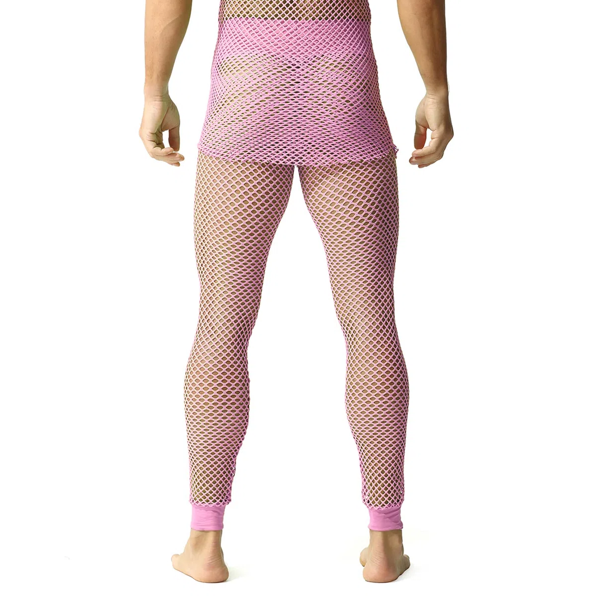 Leggings Actifs pour Hommes - Pantalons Longs Transparents Élastiques avec Cordon