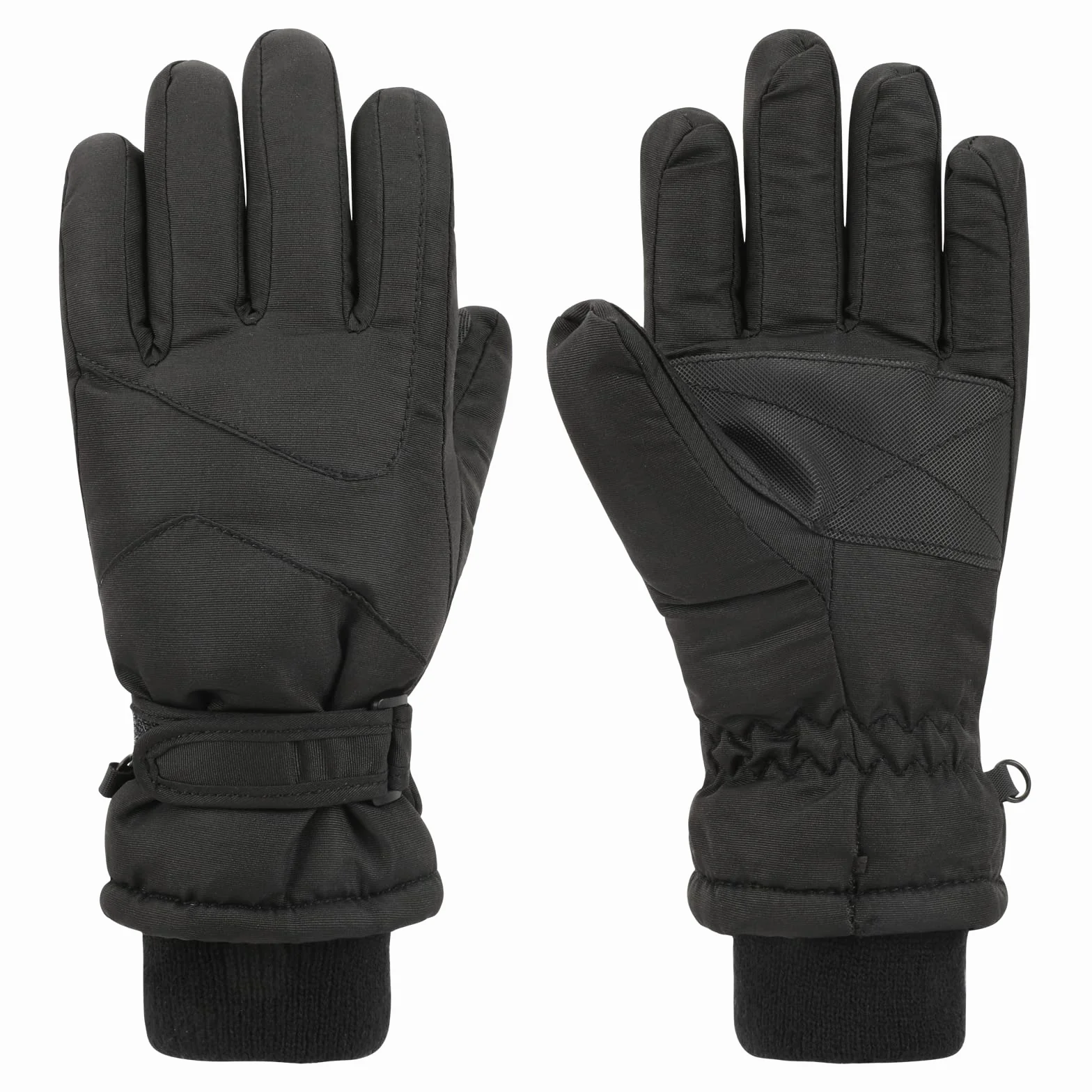 QKURT Gants de Ski pour Enfants garçons, Gants imperméables d'hiver Gants Chauds en Polaire Gants de Snowboard Anti-Neige Gants Thermiques isolés Gants pour Temps Froid