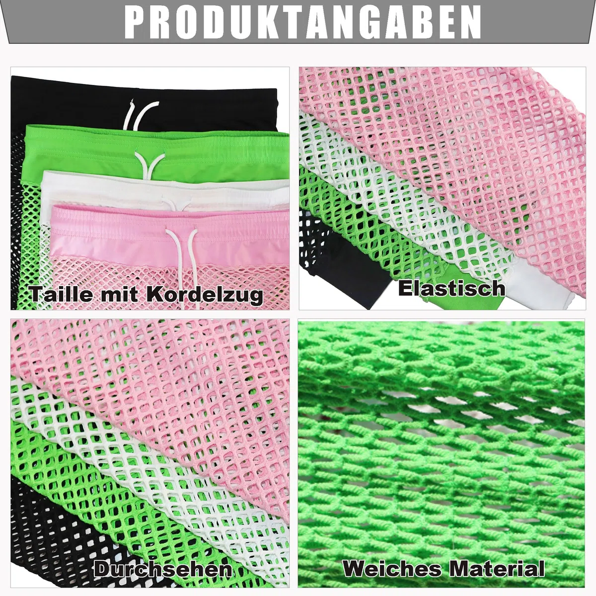 Leggings Actifs pour Hommes - Pantalons Longs Transparents Élastiques avec Cordon