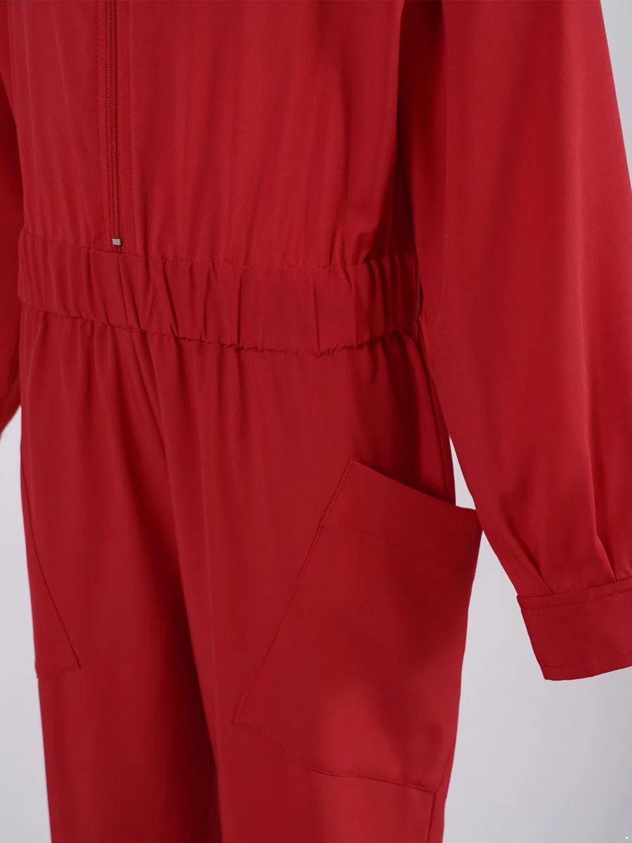 Oyolan Enfant Garçon Fille Salopette de Travail Manches Longues Combinaison Pantalon 5-16 Ans