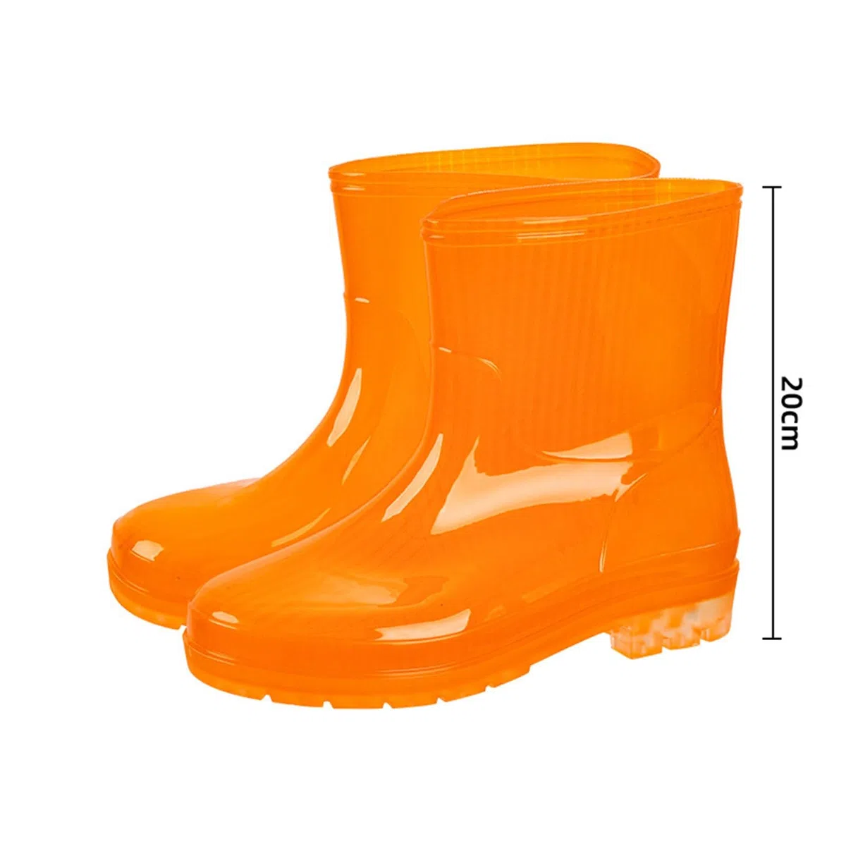 Bottes en caoutchouc pour femme - Multicolores - Antidérapantes - Bottes de pluie mi-hautes - Imperméables - Paillettes - Élégantes - Confortables et respirantes