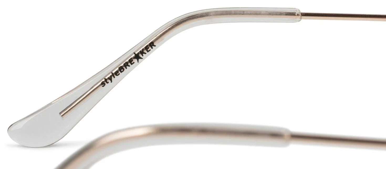 styleBREAKER enfants Lunettes de soleil pilotes avec monture en acier inoxydable, miroir ou teinté 09020059