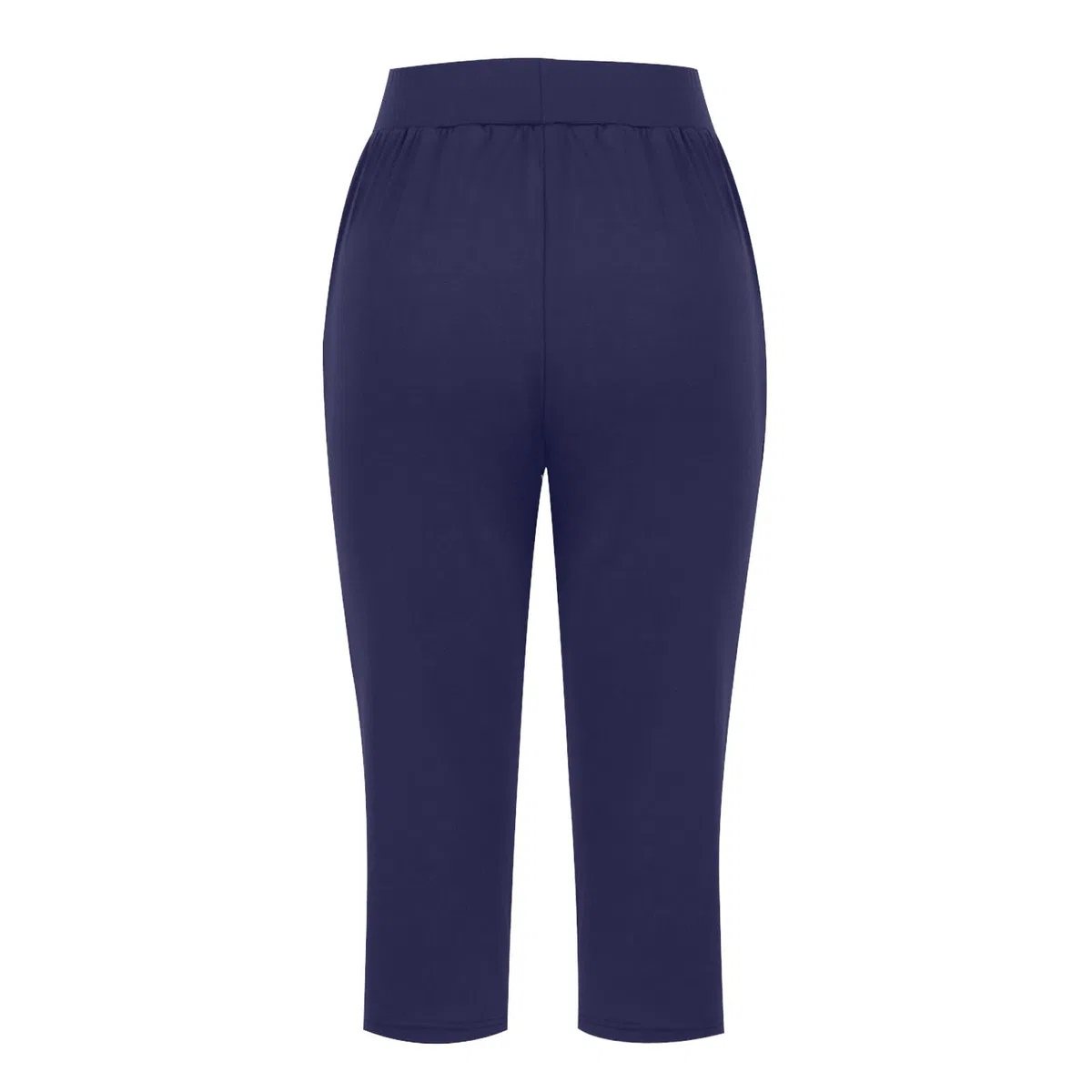 2024 Pantalon Été Femme Pantalon Casual Taille Haute Couleur Unie Femme Élasticité Respirants Été Taille Élastique Cordon De Serrage Pantalon Fluide Femme avec Poches Pantalon De Plage