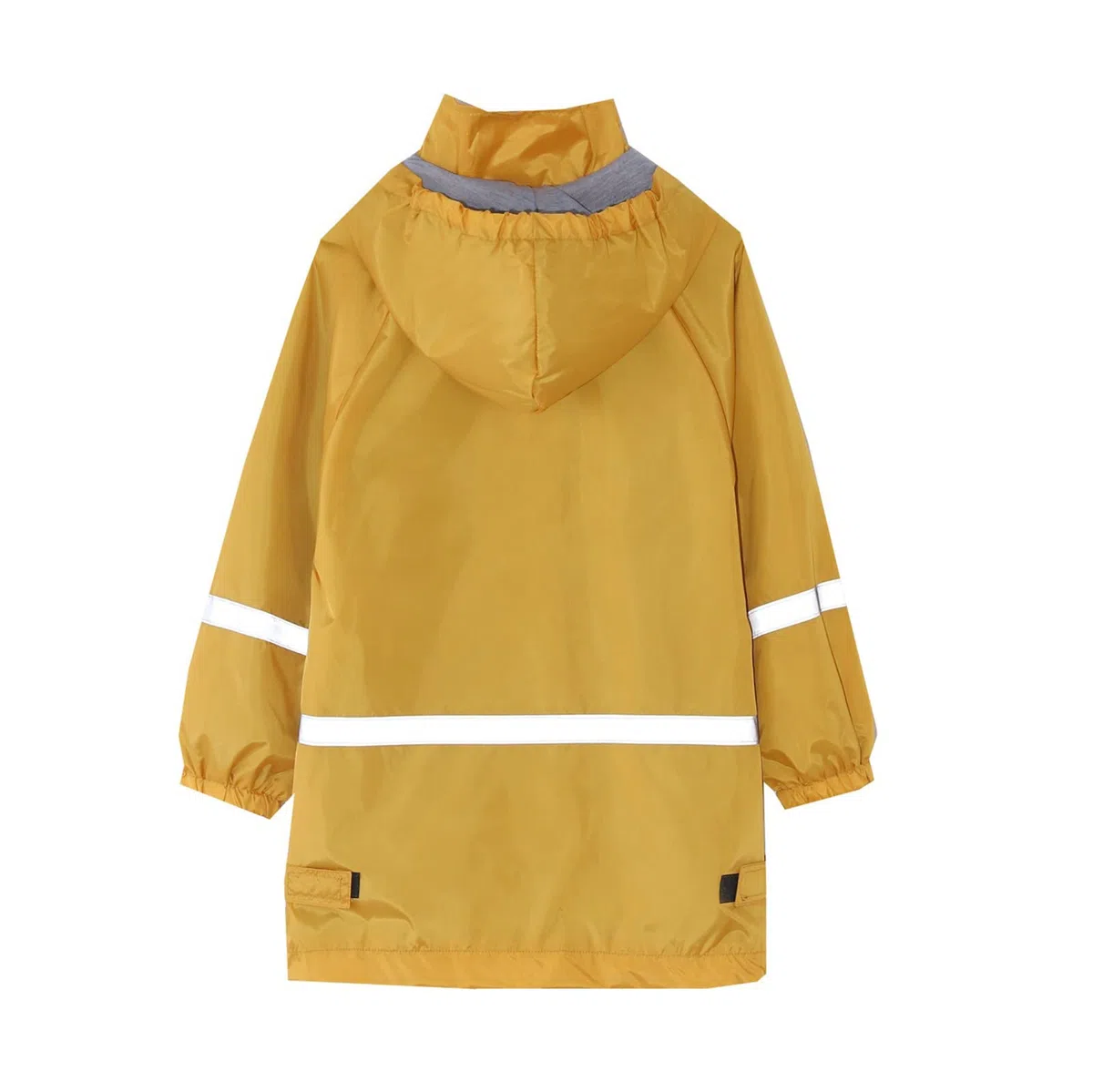 Generisch Poncho de pluie pour enfant - Siège de vélo - Veste de pluie avec bouton - Coupe-vent - Manches longues - Sweat à capuche - Montre analogique