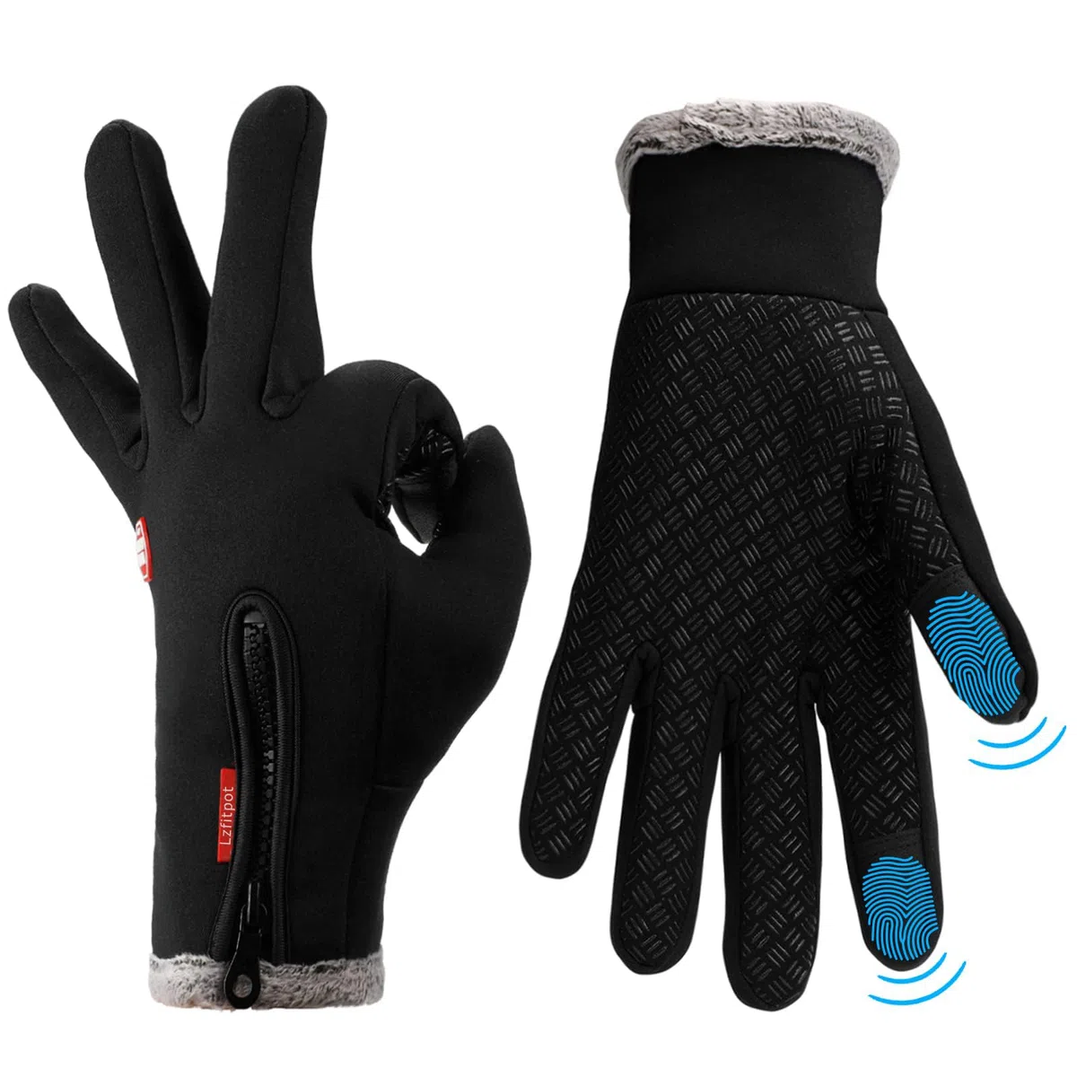 Gants Hiver Chaud Tactile Sport Anti-dérapant pour Hommes et Femmes jusqu'à -40 Gants pour femmes Écran tactile Gants de cyclisme chaud Gants de ski imperméables