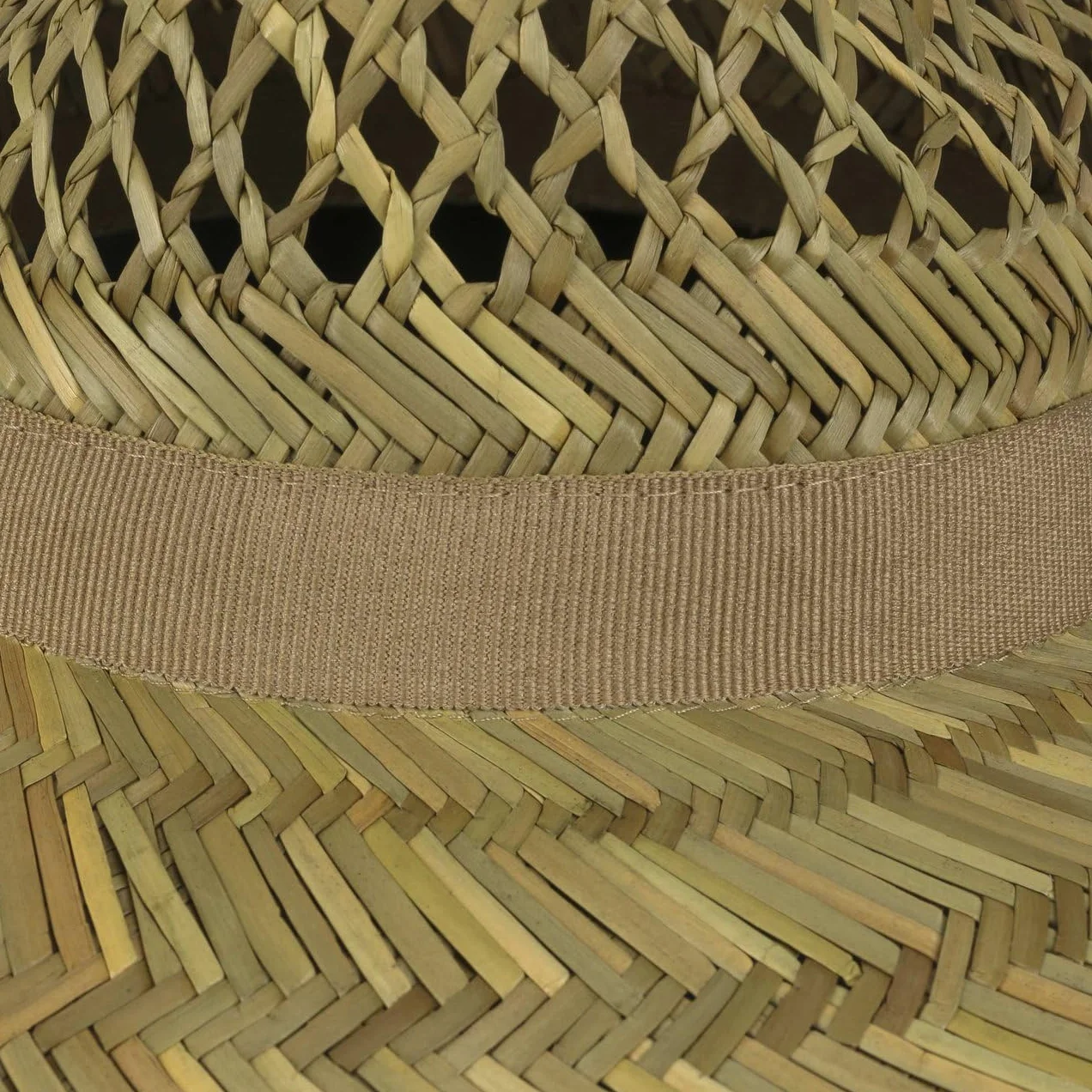 Lipodo Chapeau en Paille Classic Homme - Made in Italy D'Ete Fedora de Soleil avec Ruban Gros Grain Ete Printemps-ete