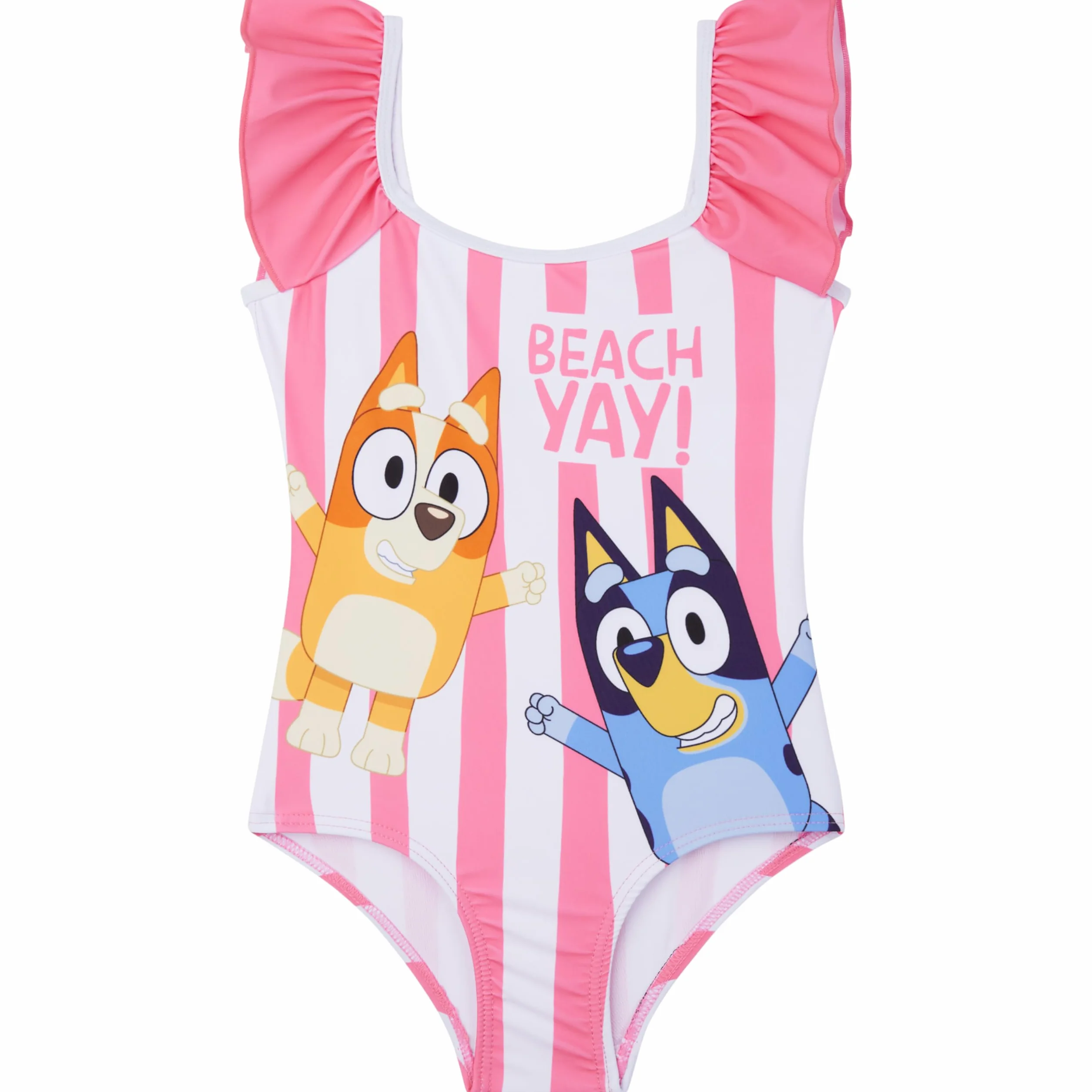 Pat Patrouille | Bluey Maillot de Bain Fille, Comfy Maillot de Bain 1 Piece UPF 50+, Motif à Volants, Cadeau Fille