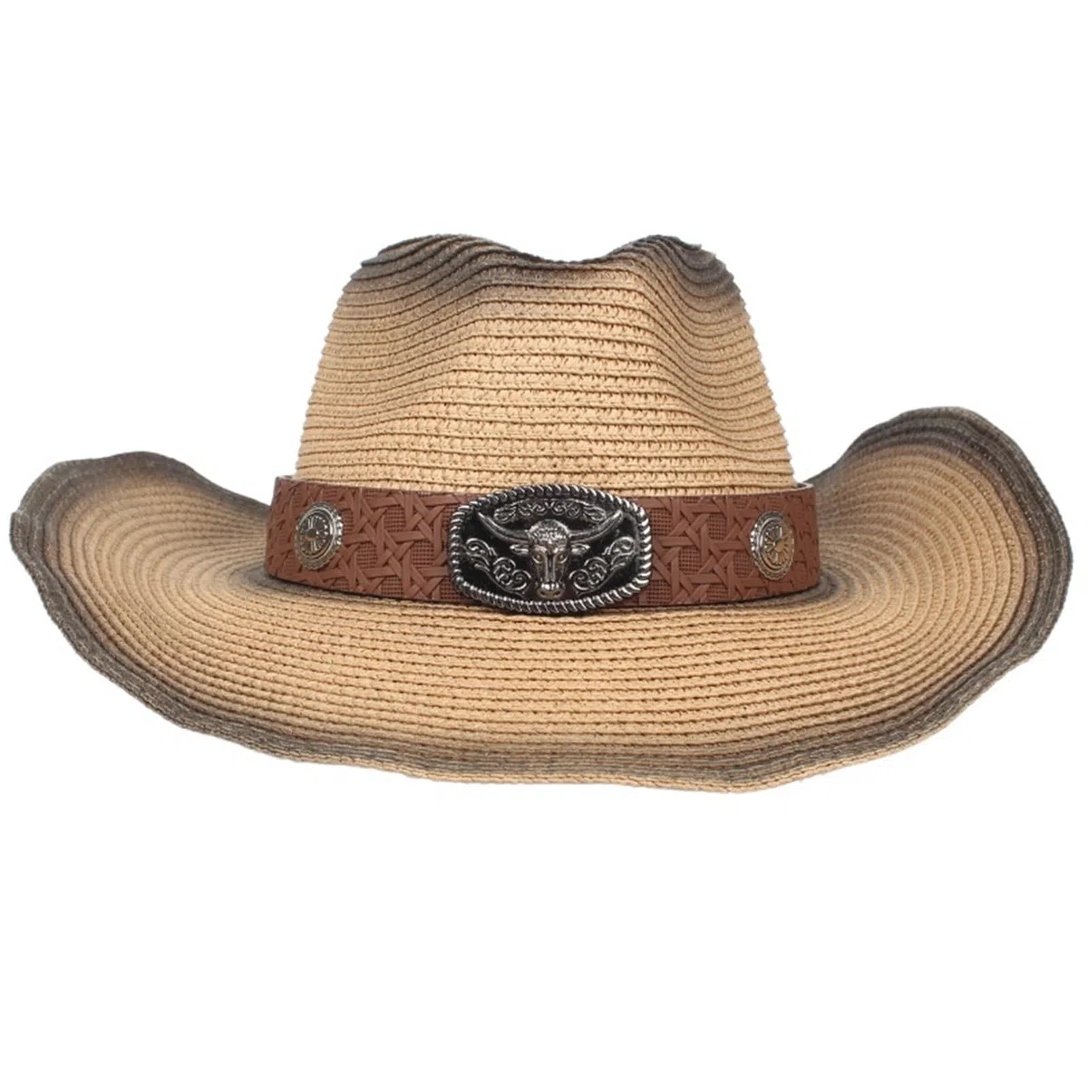 Bandeaux de chapeau de cowboy de rechange pour chapeaux Fedora Panama en feutre de paille et décorations de vêtements, E, M