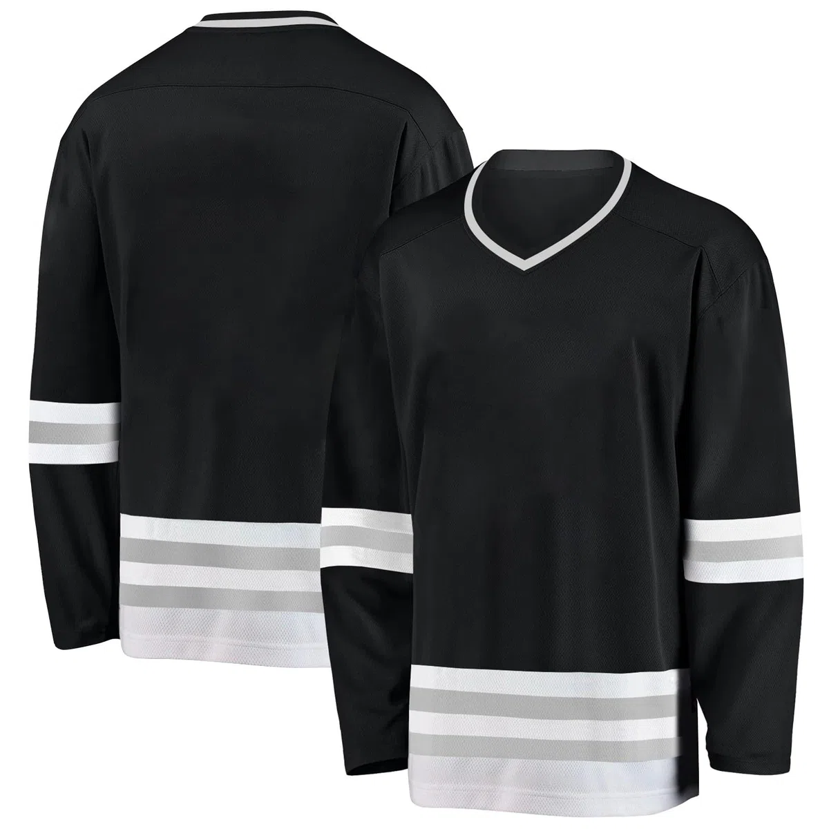 Maillot de Hockey Personnalisé - Concevez Votre Shirt de Hockey Personnalise avec Votre Nom équipe Numéro à Col en V Homme Femme Youth Maillots de Hockey sur Glace S-5XL