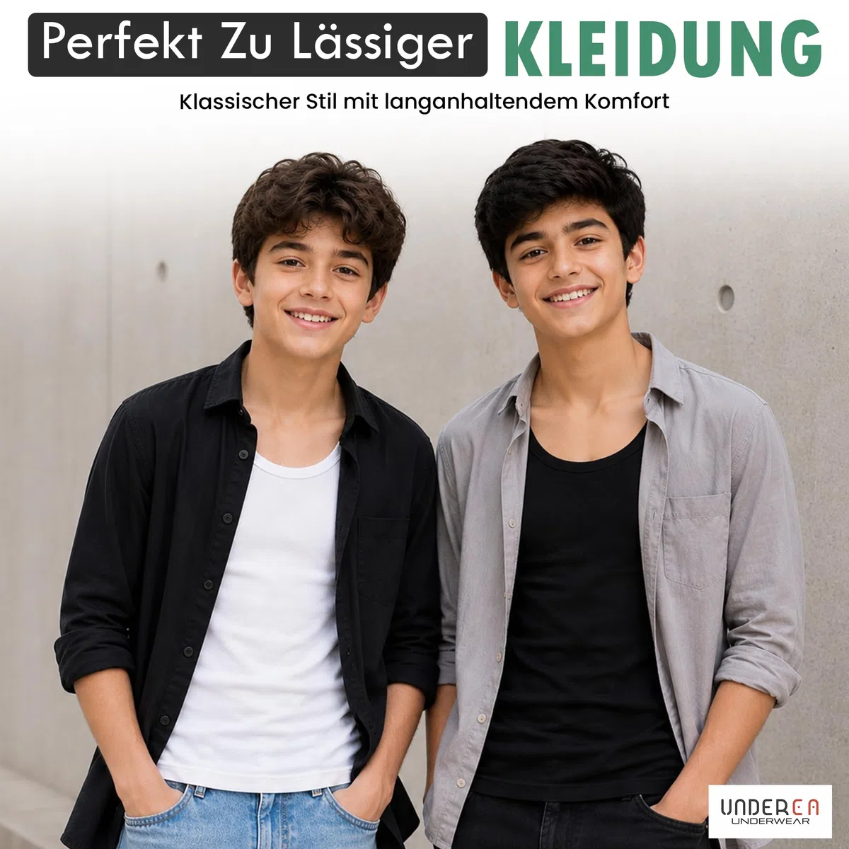 Lot de 3 débardeurs garçon – Côtelé Classique en Coton peigné 100%