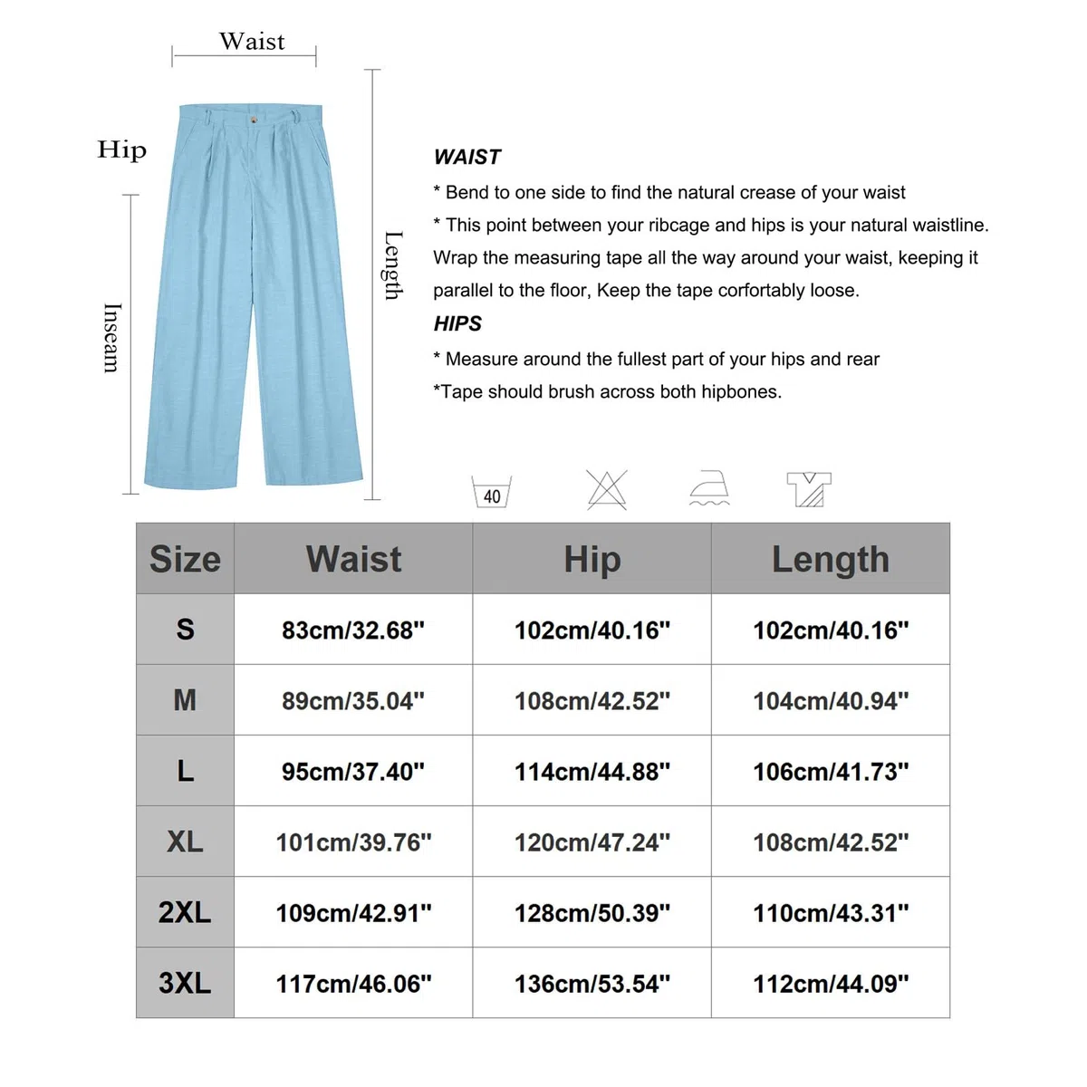 Pantalon de costume baggy droit pour homme - Couleur unie - Respirant - Pantalon de smoking ample - Pantalon de loisirs - Élégant - Vintage - Jambe droite