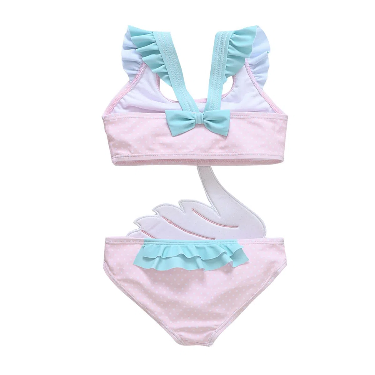 Maillots De Bain Fille Chic, Maillot De Bain 1 PièCe Shorty Piscine Mignon, Girls Swimsuits Maillot Une PièCe à Motifs D’Abeilles, Baleines, Cygnes Et Coccinelles pour Fillette 1-5 Ans