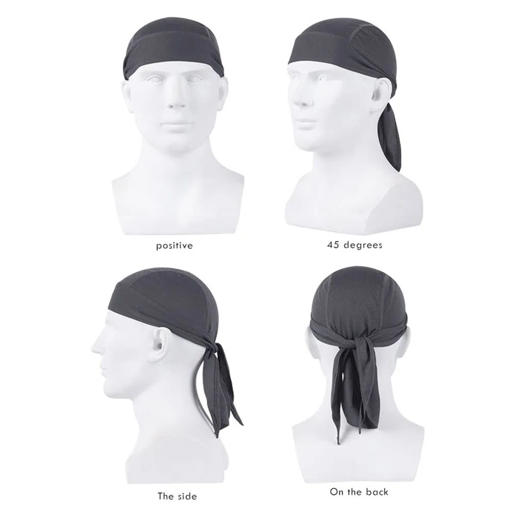 Lot de 2 bandana - Pour l'extérieur - Respirants - Séchage rapide - Protection UV - Pour l'été - Pour course à pied, montagne, cyclisme, moto