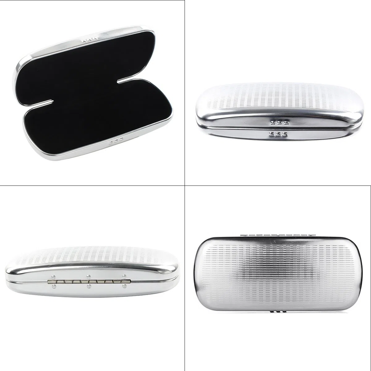 Glasees Étui de protection rigide en aluminium pour lunettes de soleil