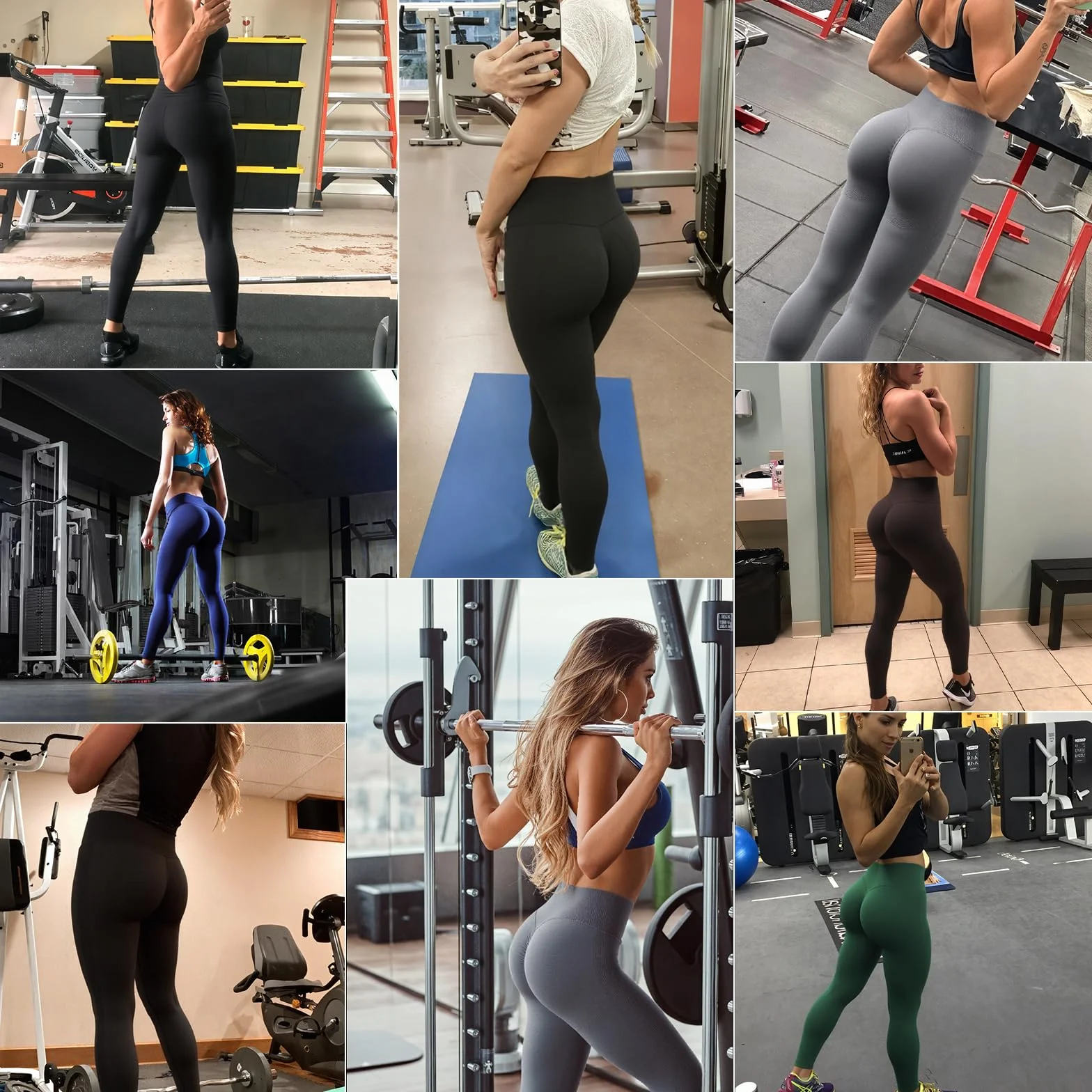 Legging de Sport Femme Push Up Butt Lift Leggings Fitness Taille Haute Pantalons de Yoga et Pilates pour Femme