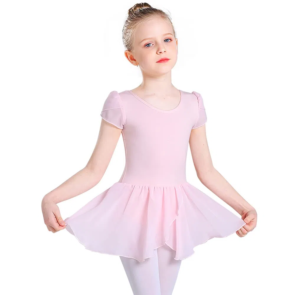 Tutu Danse Classique Fille Coton Justaucorps Danse Fille ÂGE: 2-11 Rose Noir Bleu