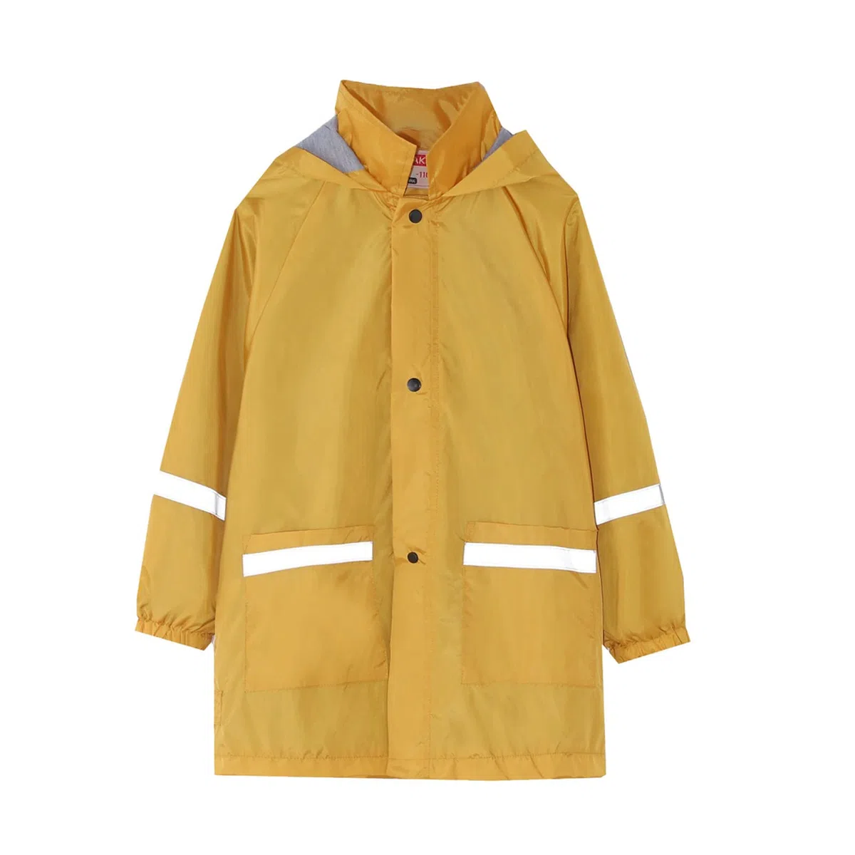 Generisch Poncho de pluie pour enfant - Siège de vélo - Veste de pluie avec bouton - Coupe-vent - Manches longues - Sweat à capuche - Montre analogique