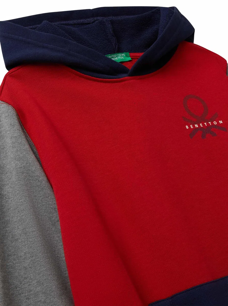 United Colors of Benetton Maglia C/CAPP. M/L 3j68c204v Sweatshirt à Capuche Mixte