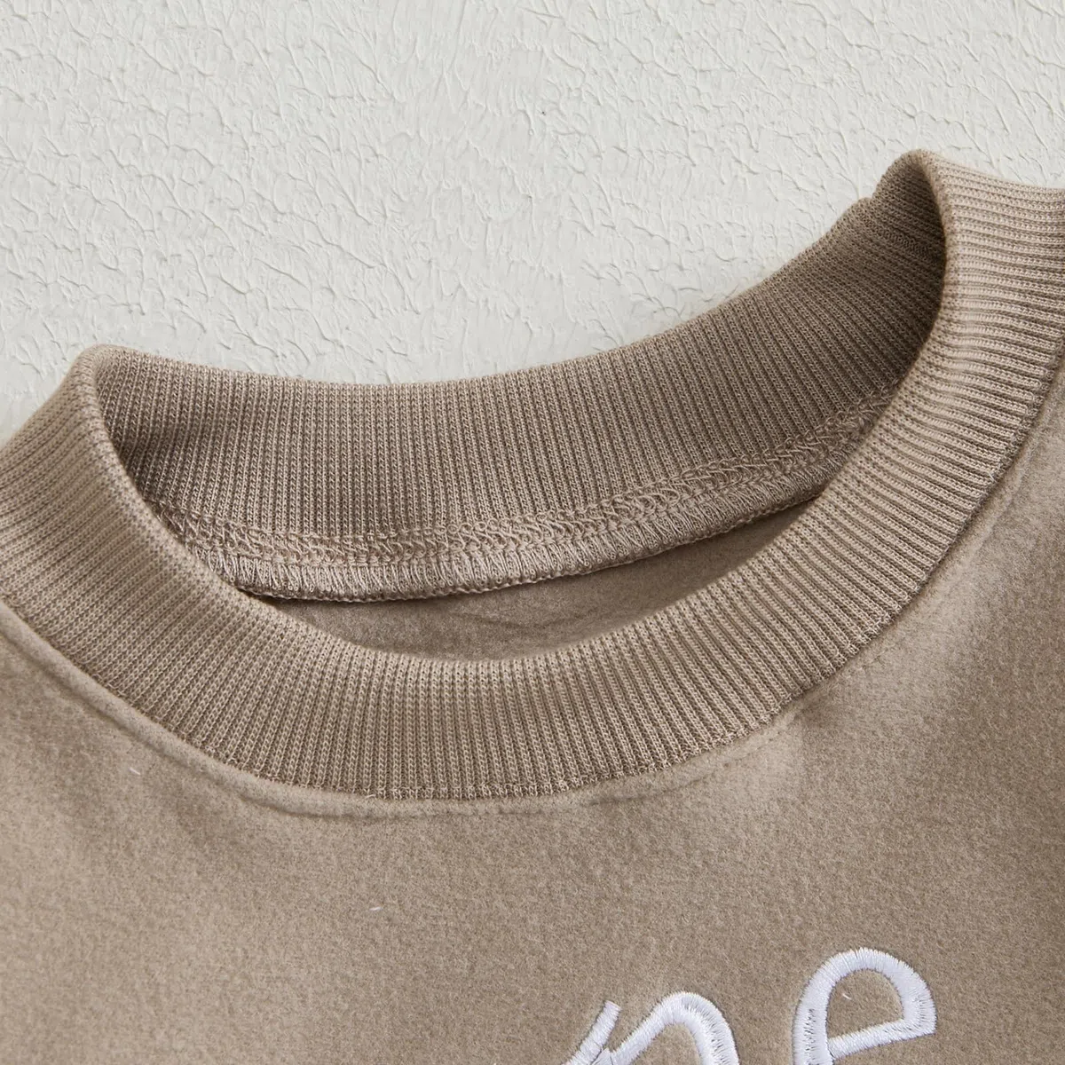 Tenue de 1er ou 2e anniversaire pour bébés garçons filles garçons t-shirt manches longues col rond lettre broderie coupe ample pull tops tout-petits filles garçons vêtements