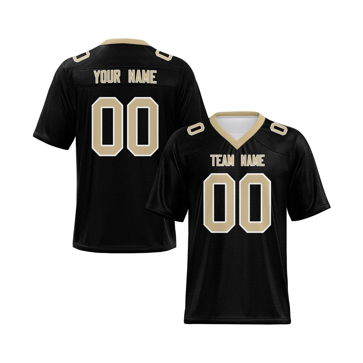 Personnalisé Maillot de Football Américain T Shirt Sport Maillot Rugby Personnalisable avec Nom et Numéro Homme Femme Enfant Tshirts Equipe de France T-Shirts Personnalisé, S-7XL