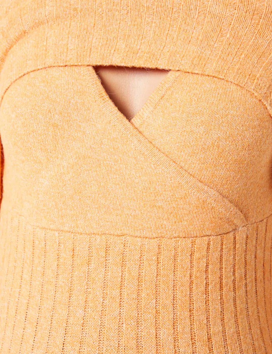 MAMA.LICIOUS Mlsuniva June L/S Knit Top Pull en Tricot Femme