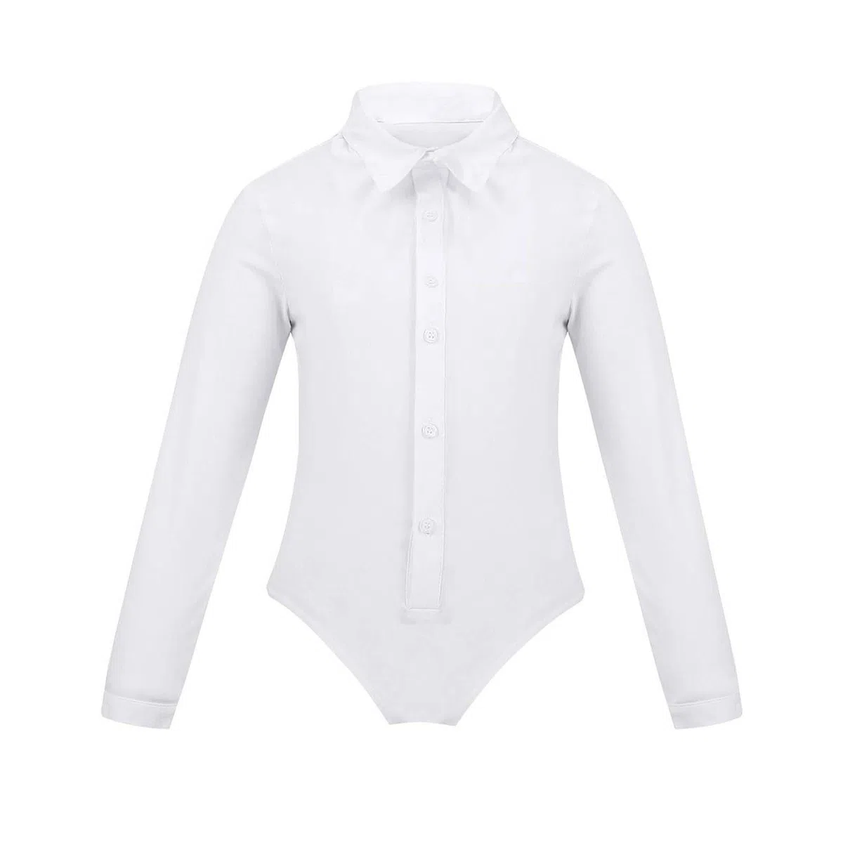 TiaoBug Enfant Garçon Justaucorps de Gymnastique Chemise de Danse Latine Jazz Tenue de Patinage Artistique Costume Salsa Tango Body Danse Combinaison Veston Mariage 4-12 Ans