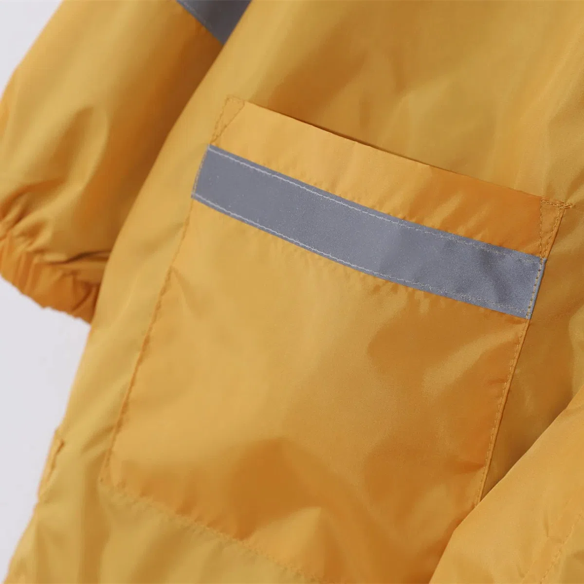Generisch Poncho de pluie pour enfant - Siège de vélo - Veste de pluie avec bouton - Coupe-vent - Manches longues - Sweat à capuche - Montre analogique
