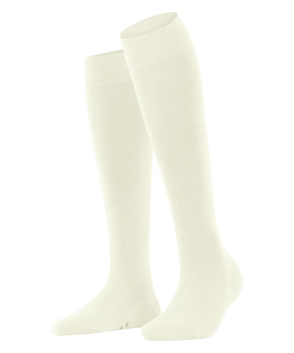 FALKE femme Softmerino chaussettes longues respirantes régulation climatique anti-odeur laine coton montantes fines unies élégantes couture plate aux orteils chaudes 1 paire
