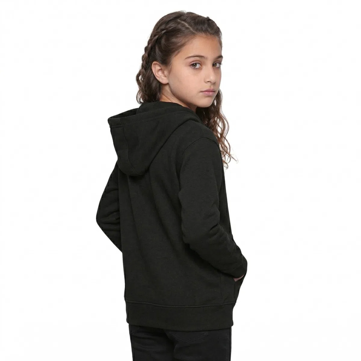 GW CLASSY OUTFIT Kids Girls Boys Zipper Hoodie Unisex Fleece Zipper Top Jacket PE School Sweat Hoodie Casual Fashion UK Size 4-13 Years