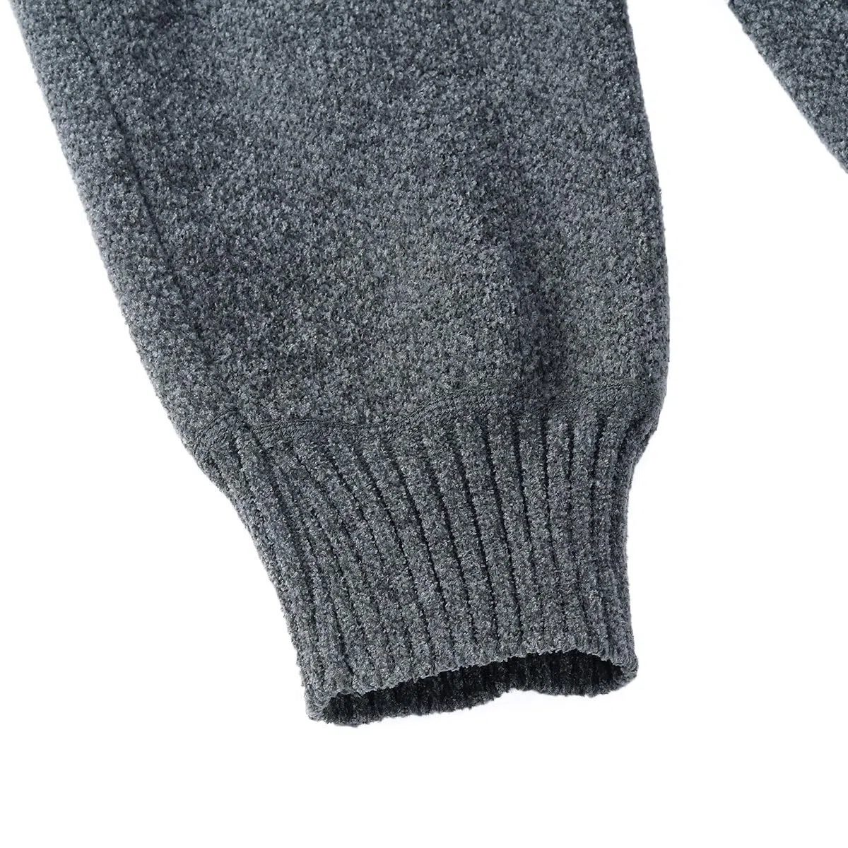 Allthemen Gilet Cardigan Homme Fermeture éclair Grossière en Tricot Veste de Loisirs Hiver Extérieur