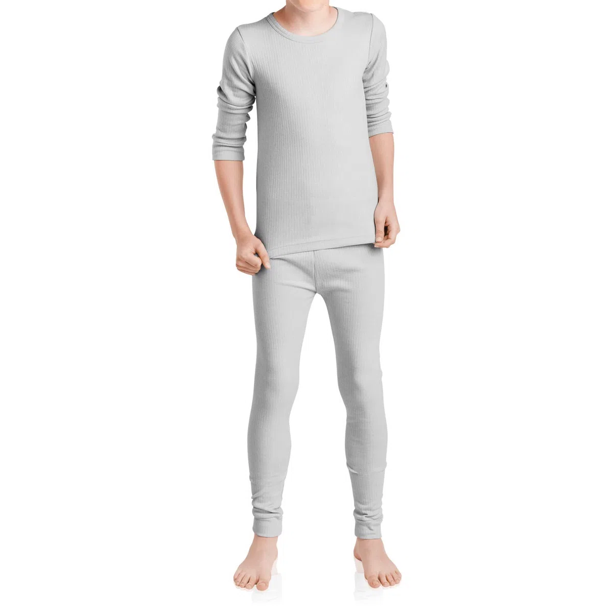 MT Ensemble de sous-vêtements thermiques et de ski pour enfant – Sous-vêtements chauds à manches longues avec intérieur en polaire.