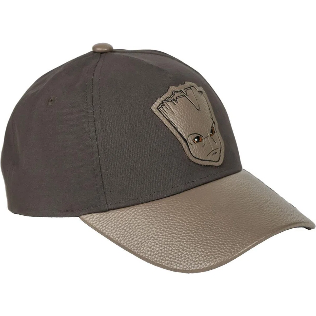 CERDÁ LIFE'S LITTLE MOMENTS - Casquette à visière Les Gardiens de La Galaxie - Marron - Taille 58 Cm - Fabriquée en Coton et Polyester - Impression Groot - Produit Original