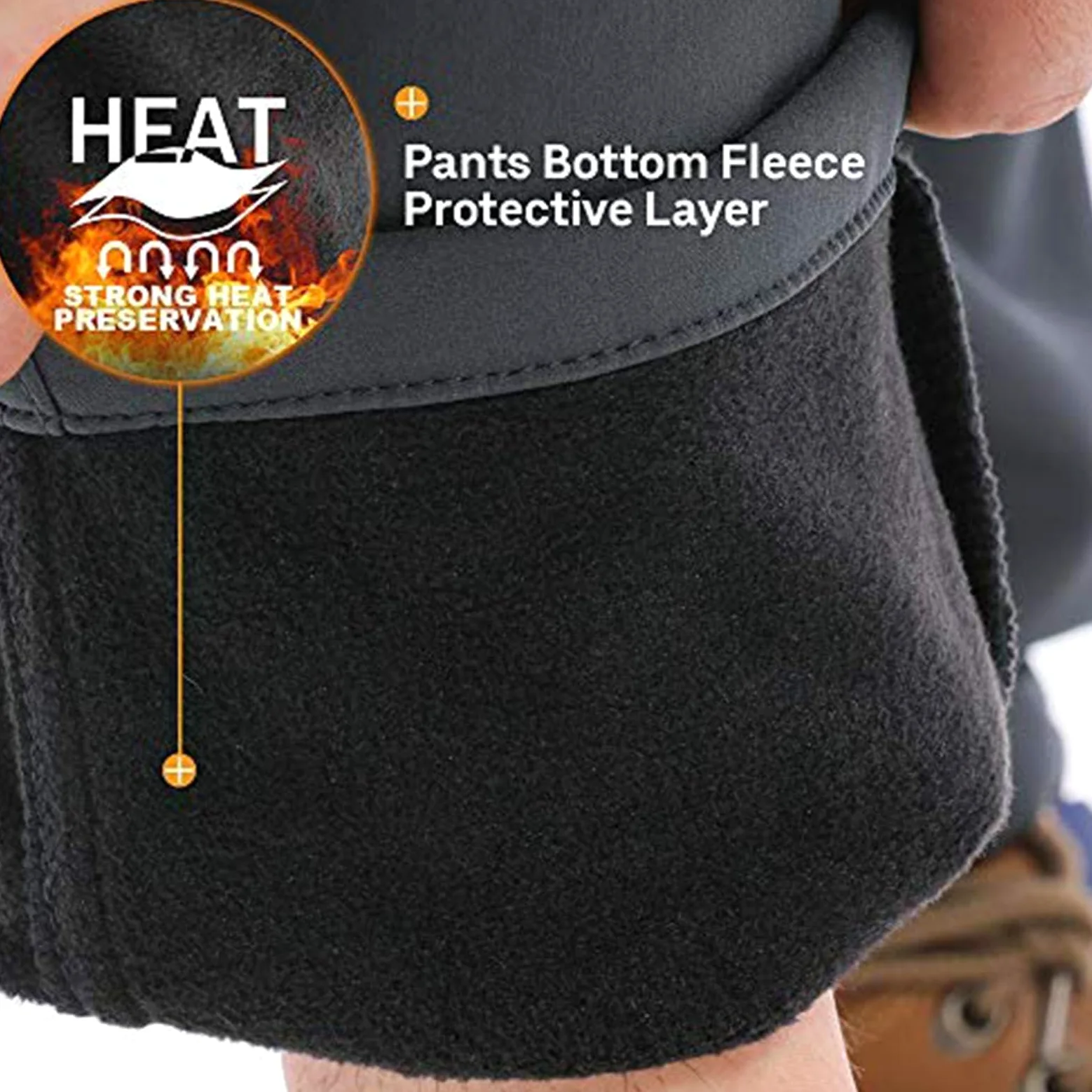 Pantalon de ski softshell pour enfant - Pantalon cargo doublé - Pantalon thermique - Pantalon de neige - Pantalon d'hiver - Pantalon de randonnée